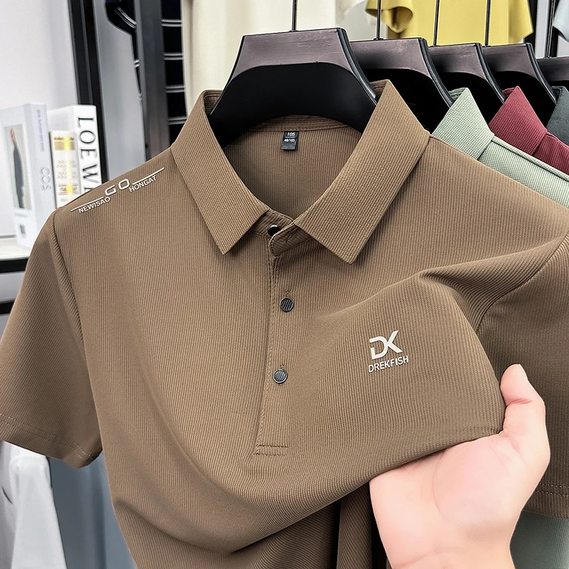 Outdoor Sport Outfit - Koszulka polo DREKFISH z haftem męska