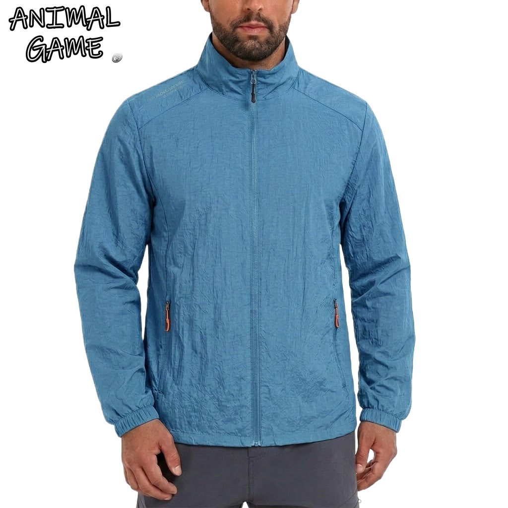 Outdoor Sport Jacket - Męskie kurtki przeciwsłoneczne UPF50+ oddychające, sportowe,