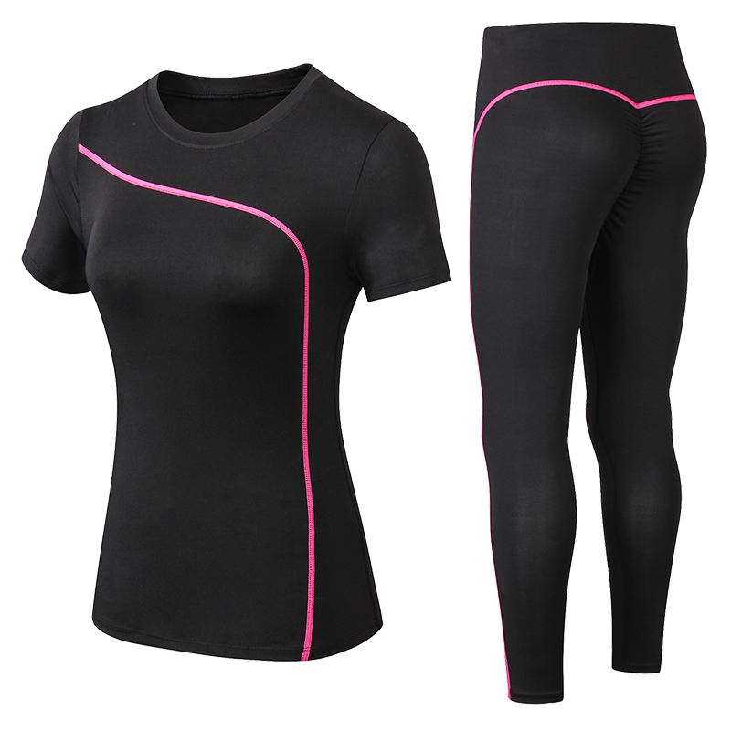 Outdoor Sport Outfit - Zestaw do jogi Szybkoschnący 2-częściowy damski