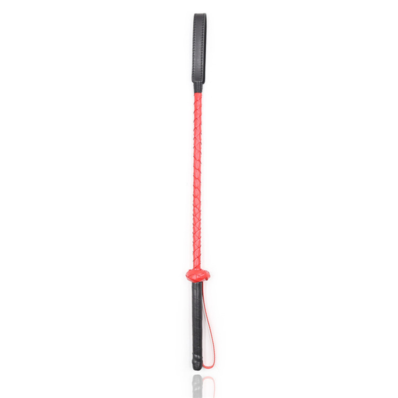 56cm czerwono-czarna skórzana  – Riding Crop Dressage recenzja i cena