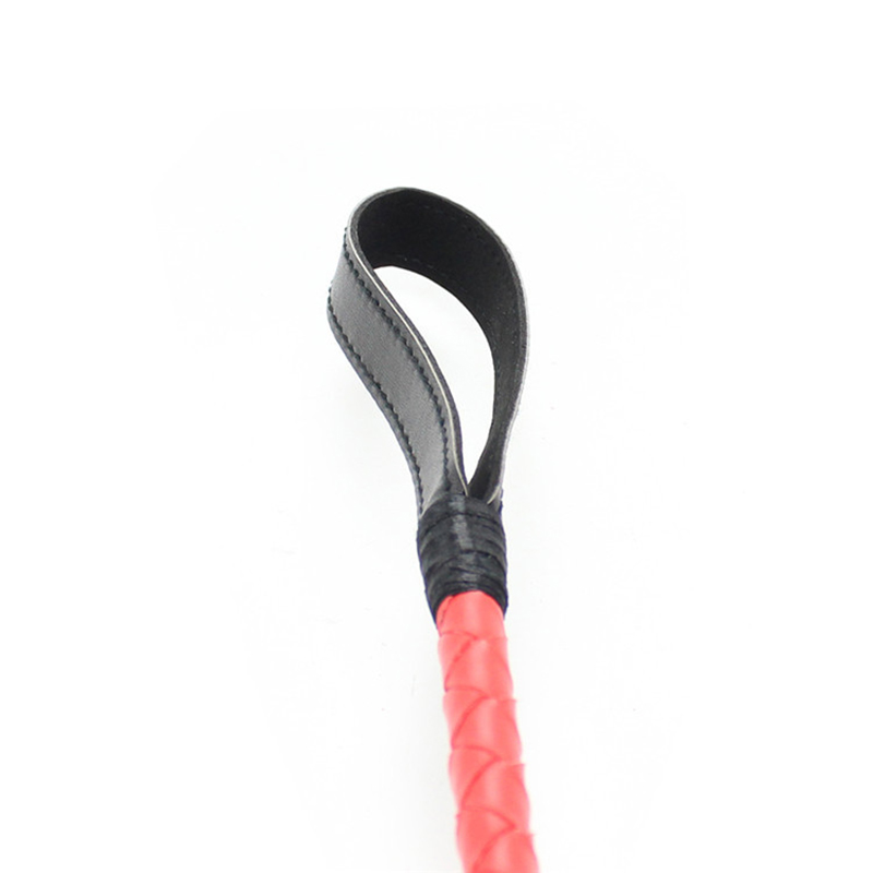 56cm czerwono-czarna skórzana  – Riding Crop Dressage recenzja i cena