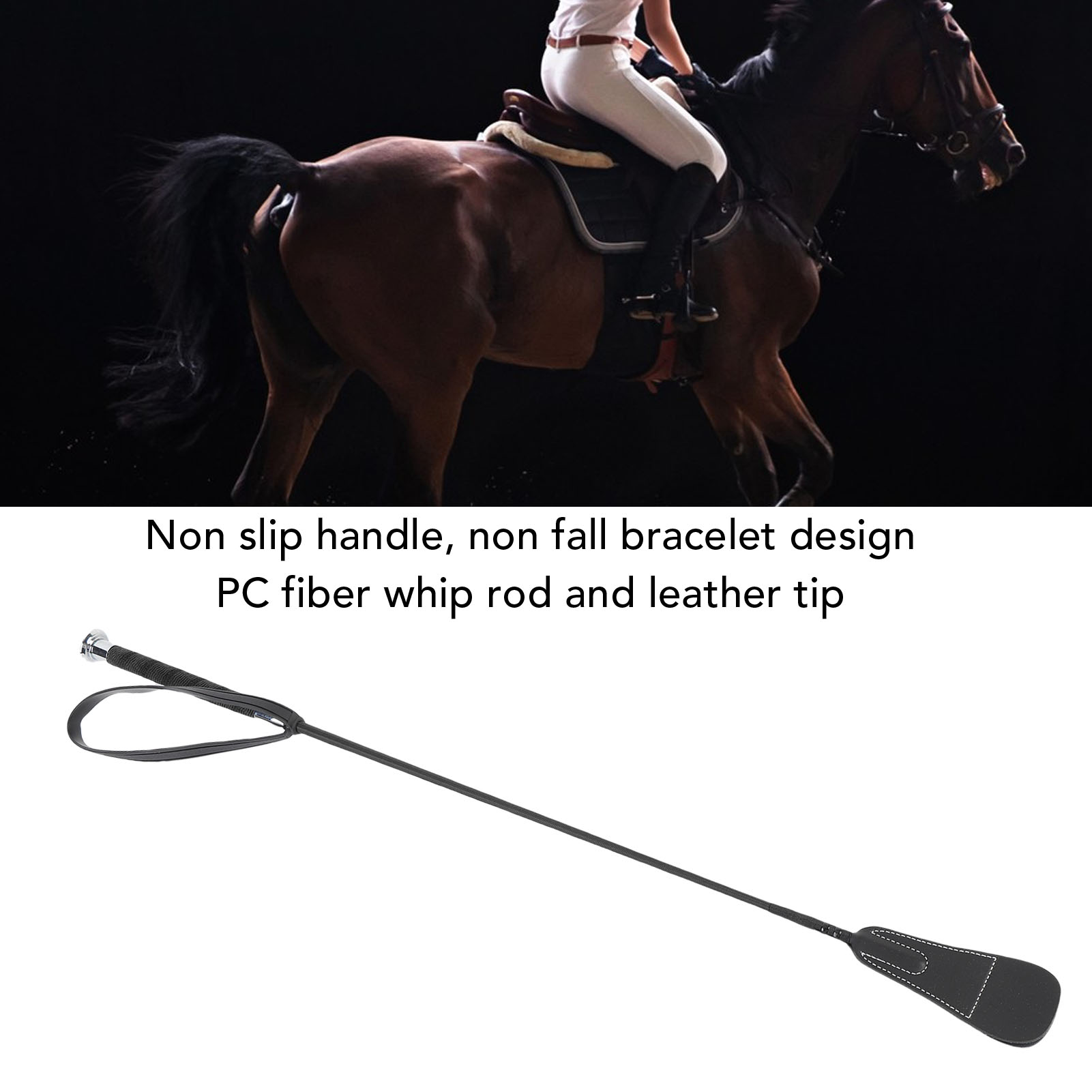 Bicz do ćwiczeń konnych, bicz  – Riding Crop Dressage recenzja i cena