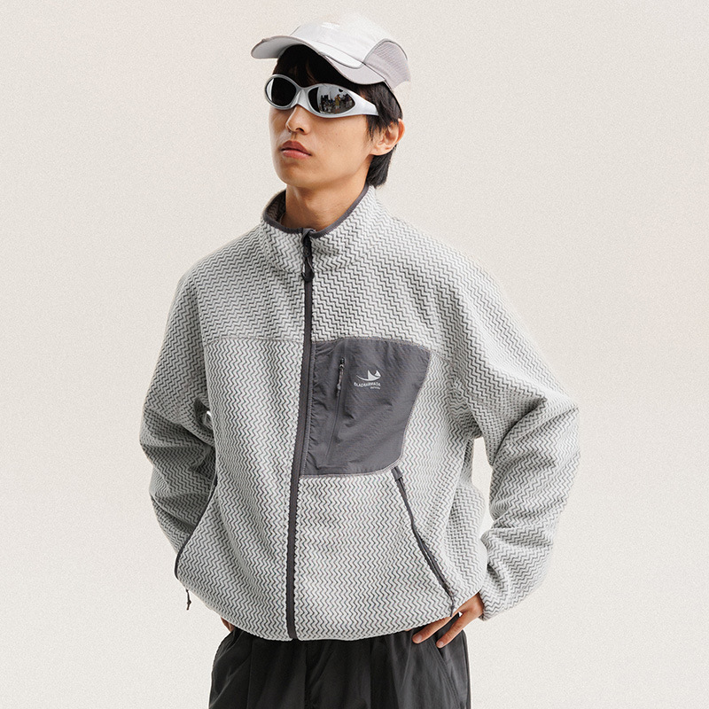 Kurtka polarowa z falistymi pa – Outdoor Sport Jacket recenzja i cena